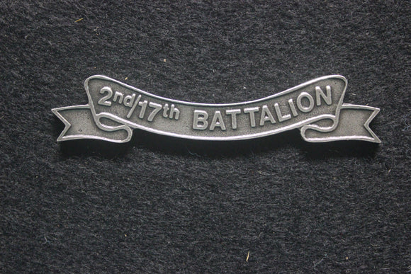 2nd/17th Battalion Scroll