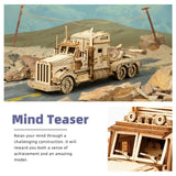 Robotime Rokr DIY Movable Wooden Model Assembly - Truck